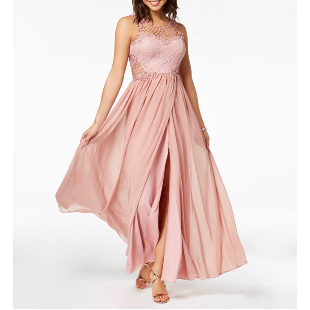 Juniors embellished gown
